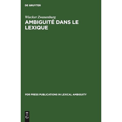 预订 Ambiguité dans le lexique: 9783110133639