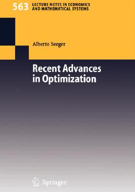 【预订】Recent Advances in Optimization