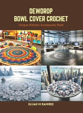 预订 Dewdrop Bowl Cover Crochet: Unique Kitchen Accessories Book: 9798875510878