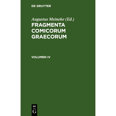 预订 Fragmenta Poetarum Comoediae Novae: 9783112667859