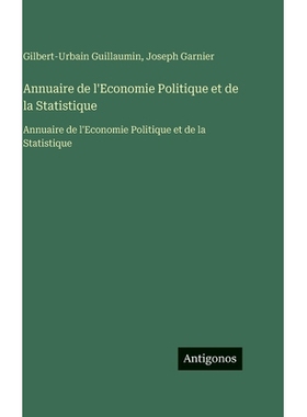 预订 Annuaire de l’Economie Politique et de la Statistique: Annuaire de l’Economie Politique et de la Statistique: 978