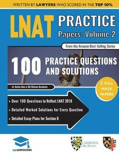Full the Mock 100 Papers Two 9781912557325 Detaile Practice Volume Questions style LNAT 预订