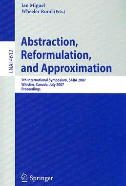 【预订】Abstraction, Reformulation, and Approximation