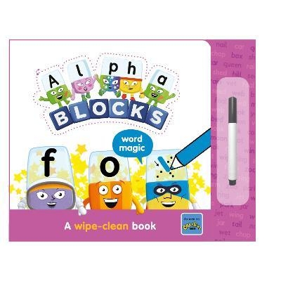 预订 Alphablocks Word Magic: A Wipe-Clean Book 字母表单词魔法：一本擦拭干净的书: 9781802630268