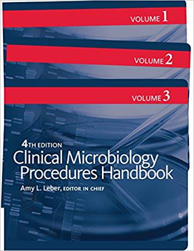 【预售】Clinical Microbiology Procedures Handbook 3 Vol Set Fourth Edition