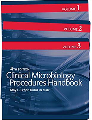 【预售】Clinical Microbiology Procedures Handbook 3 Vol Set Fourth Edition