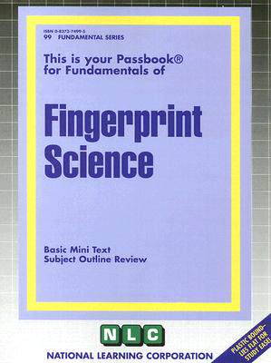 【预售】Fingerprint Science: Basic Mini Text, Subject Outline Review