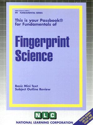 【预售】Fingerprint Science: Basic Mini Text, Subject Outline Review