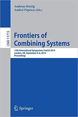 【预售】Frontiers of Combining Systems