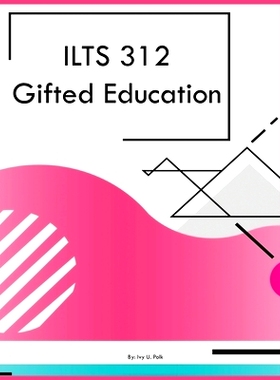 预订 ILTS 312 Gifted Education: 9781088097168