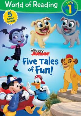 [预订]World of Reading: Disney Junior: Five Tales of Fun!-Level 1 Reader Bindup 9781368019095
