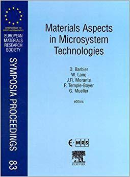 【预订】Materials Aspects in Microsystem Technologies