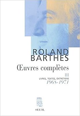 【预订】Oeuvres complètes 1968-1971, tome 3. Livres, textes, entretiens 9782020567282
