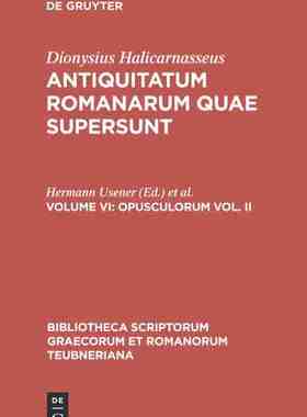 【预订】Opusculorum vol. II 9783598712906