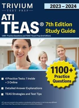 [预订]ATI TEAS 7th Edition 2023-2024 Study Guide: 1,100+ Practice Questions and TEAS 7 Exam Prep [2nd Edit 9781637983508