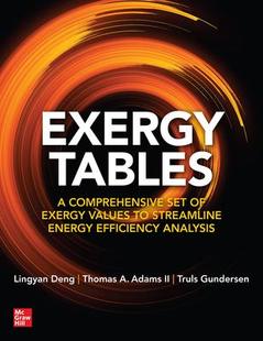 预订 Tables Efficiency 9781264715725 Energy Comprehensive Exergy Values Set Analysis Streamline