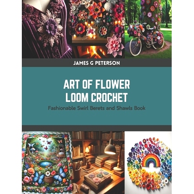 预订 Art of Flower Loom Crochet: Fashionable Swirl Berets and Shawls Book: 9798875629341