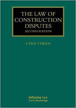 【预售】The Law of Construction Disputes