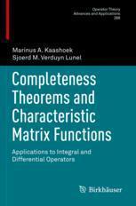 [预订]Completeness Theorems and Characteristic Matrix Functions: Applications to Integral and Differential 9783031045103
