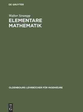 【预订】Elementare Mathematik 9783486259568