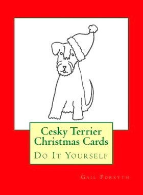 预订 Cesky Terrier Christmas Cards: Do It Yourself: 9781516981298