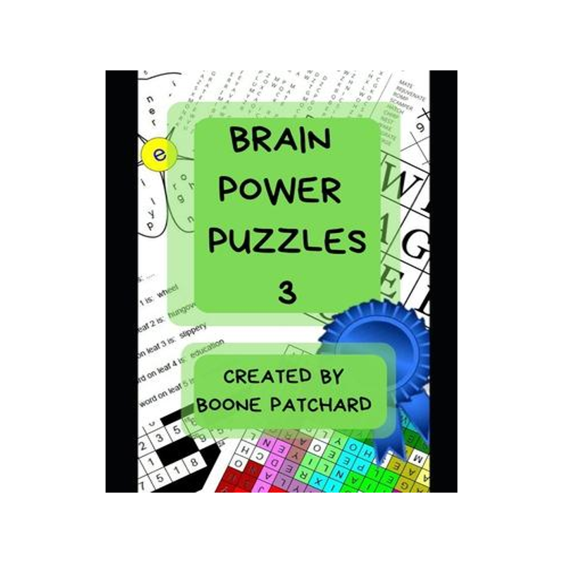 [预订]Brain Power Puzzles 3: Activity Book of Word Searches, Sudoku, Math and Word Puzzles, Pictograms, An 9781093938739