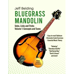 Tunes Bluegrass Mandolin and Volume Tricks Solos 预订 9798327803060 Concepts Licks