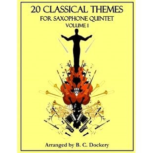 Themes for 9798862093049 Volume Classical Quintet 预订 Saxophone