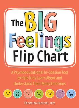 [预订]The Big Feelings Flip Chart: A Psychoeducational In-Session Tool to Help Kids Learn about and Unders 9781683736134