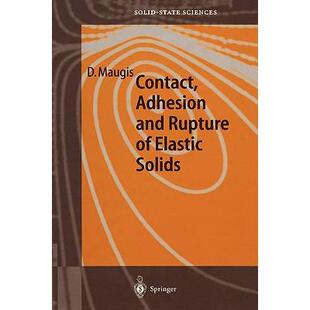 Rupture and Elastic 9783540661139 Contact Solids Adhesion