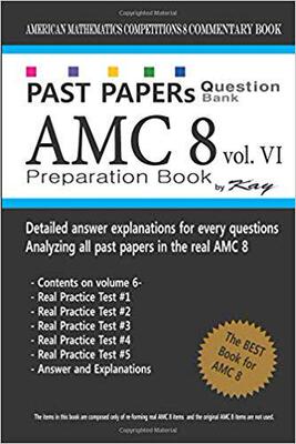 现货英文原版 AMC8真题题库 Past Papers Question Bank AMC8 volume 6