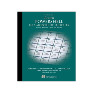 [预订]Learn PowerShell in a Month of Lunches 9781617296963