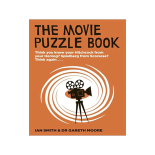 英文原版 影迷测试游戏书 看看你有多了解电影 彩蛋幕后故事历史花絮剧照 聚会桌游 The Movie Puzzle Book
