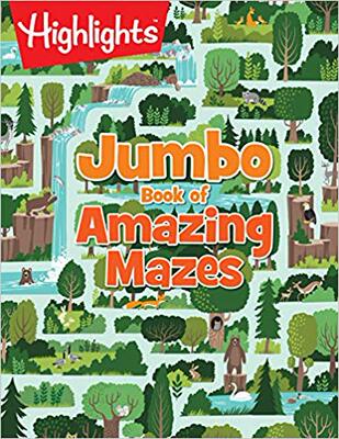 现货 Jumbo Book of Amazing Mazes