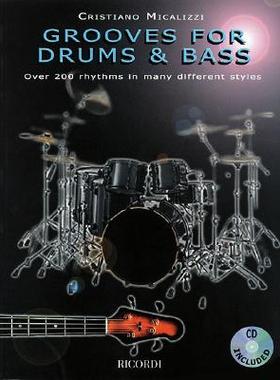 【预订】Grooves for Drums & Bass: Over 200 Rhythms in Many Different Styles