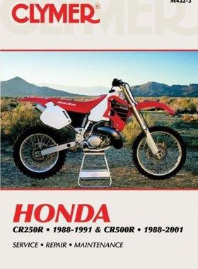 [预订]Clymer Honda CR250 1988-1991 - CR500R 1988-2001 9780892879007
