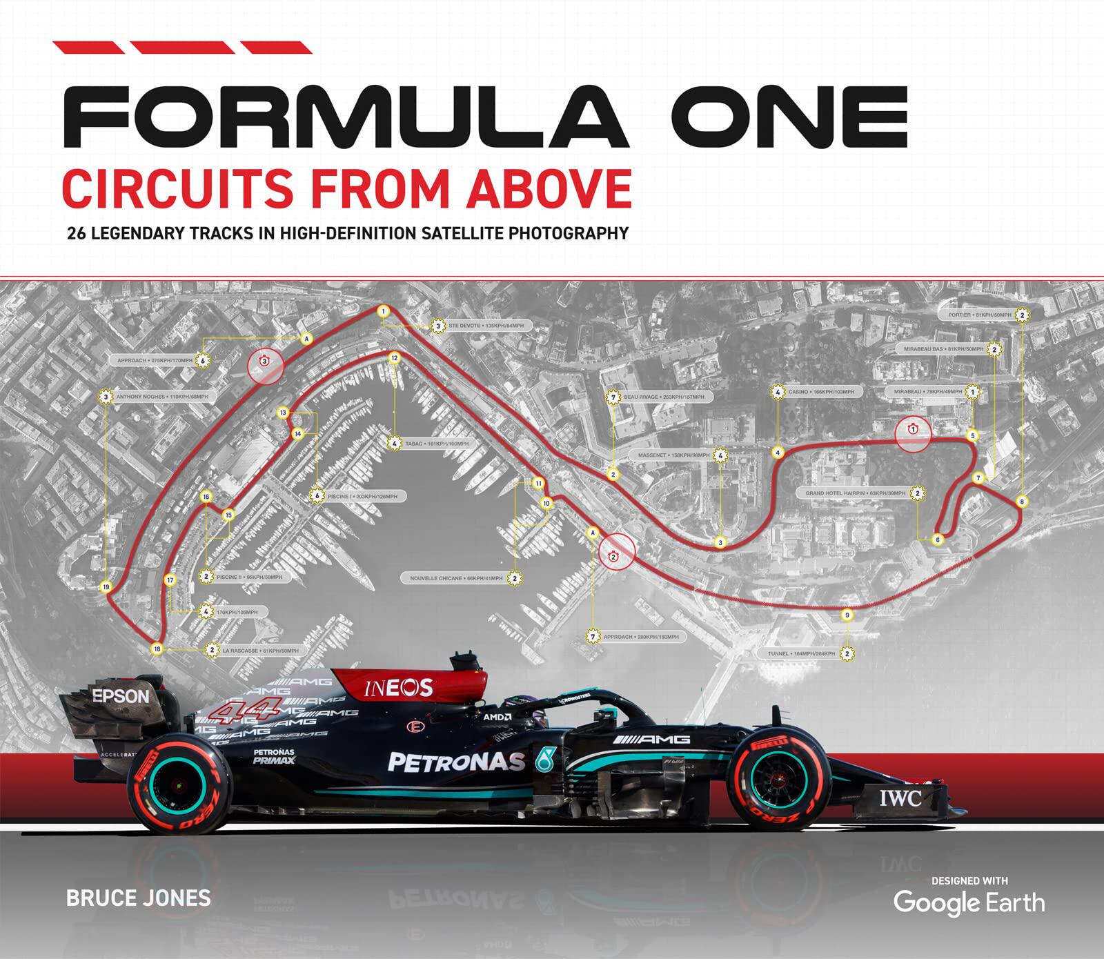 现货 F1赛道全解析 谷歌地球 高清卫星航拍地图 一级方程式赛车 英文原版 Formula One Circuits from Above