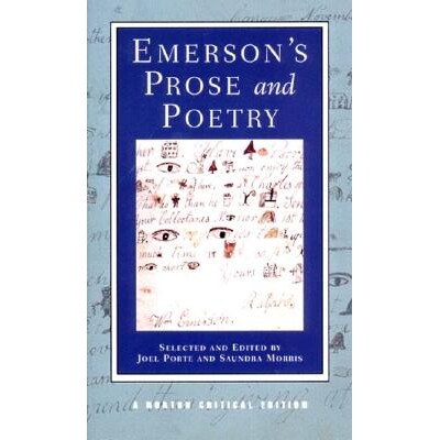预订 Emerson’s Prose and Poetry (NCE) A Norton Critical Edition 爱默生的散文与诗歌：诺顿评论版 9780393967920