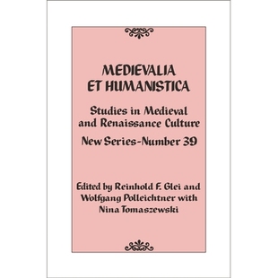 No. Medievalia Humanistica New 中世纪与文艺复兴时期文化 预订 Culture and Medieval Studies Series Renaissance