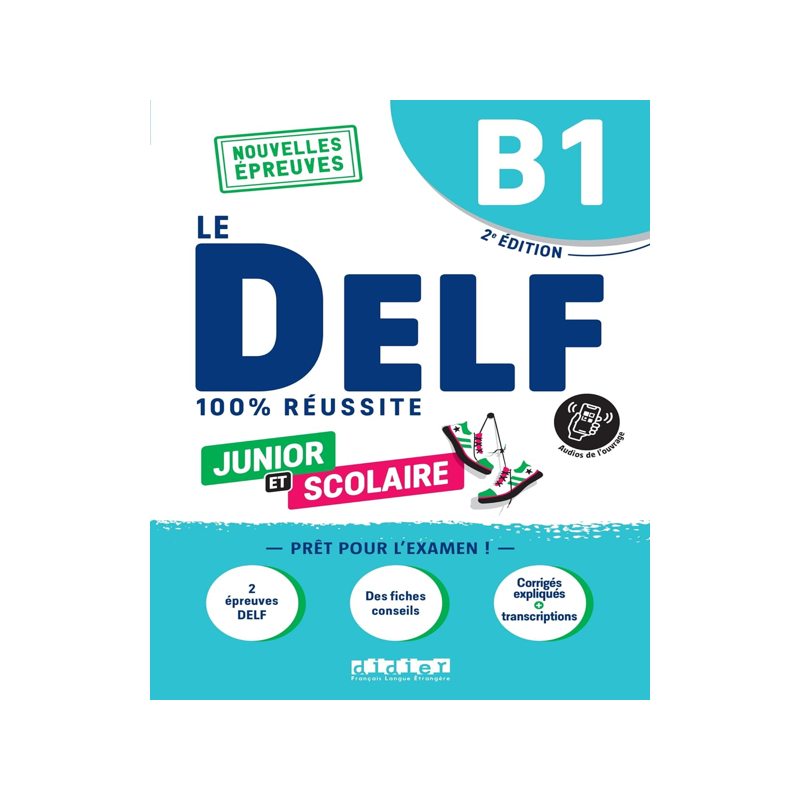 现货 DELF B1 100%成功 少儿法语 听力写作阅读练习 法国出国留学备考 原版进口教辅 Le DELF Scolaire B1 100% réussite
