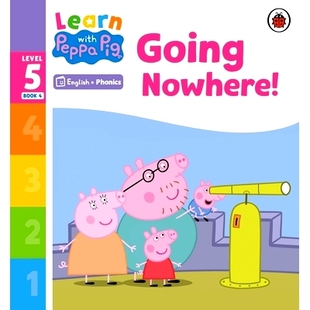 Book Learn Level 预订 Reader Peppa Nowhere with 9780241577080 Phonics Going