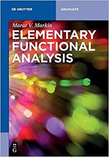 Analysis 预售 Elementary Functional