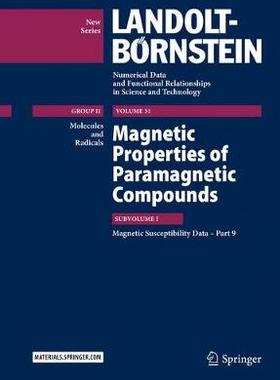 [预订]Magnetic Properties of Paramagnetic Compounds