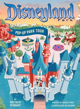 现货 迪士尼乐园 立体书 明日世界银河边缘星球大战 Matthew Reinhardt 马休·莱因哈特 英文原版 Disneyland Pop-Up Park Tour