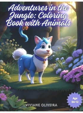 预订 Jungle Adventures: Animal Coloring Book: 9798882665226