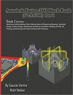 【预售】Autodesk Fusion 360 Black Book (V 2.0.6508) Part 1