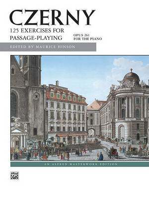 【预订】czerny -- 125 exercises for passage playing, op. 261