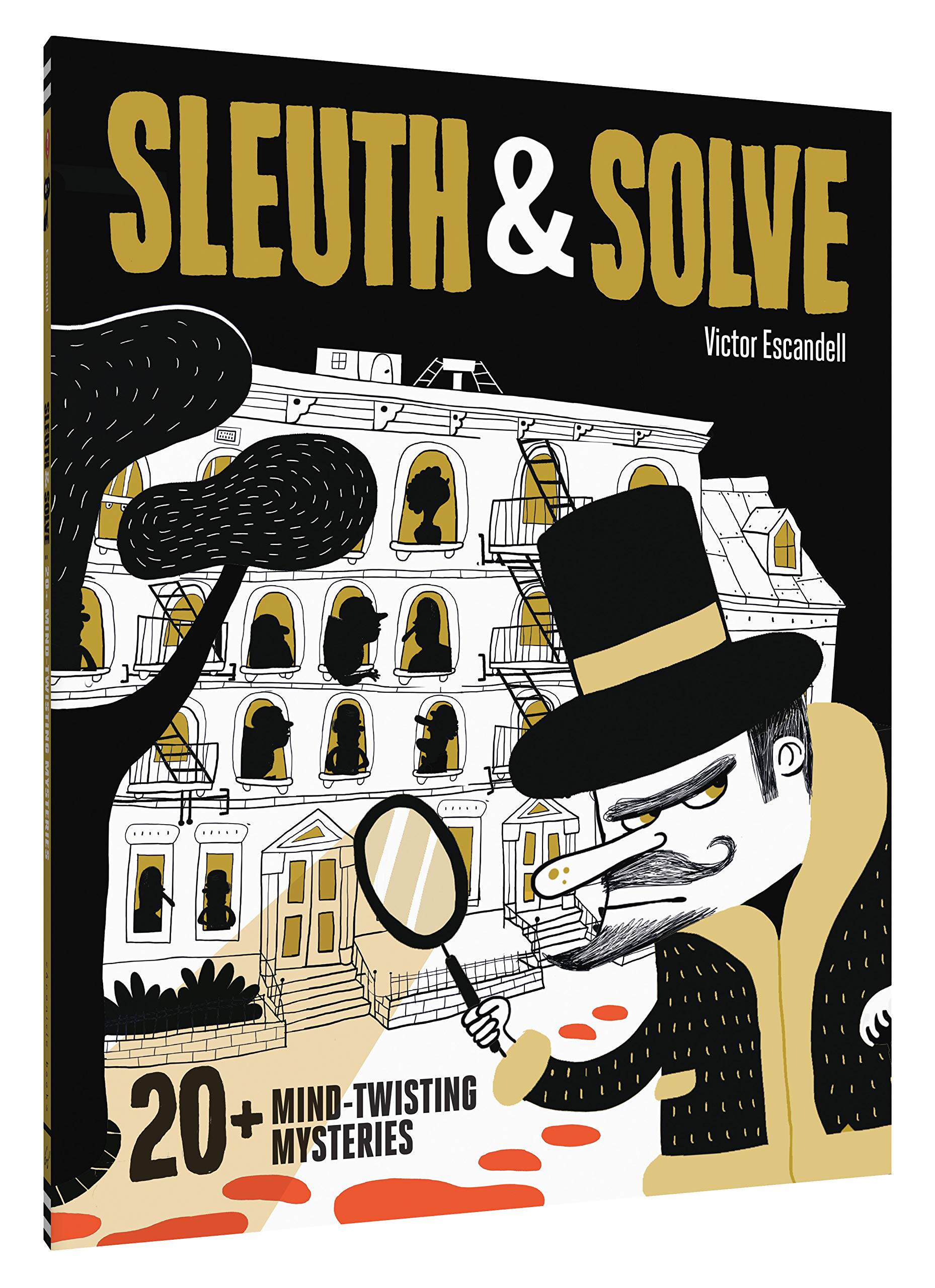 预售 推理与解答 20+个烧脑谜案 英文原版 儿童侦探解密游戏互动书 STEAM教育 脑筋急转弯 Sleuth & Solve 20+ Mind-Twisting Myst