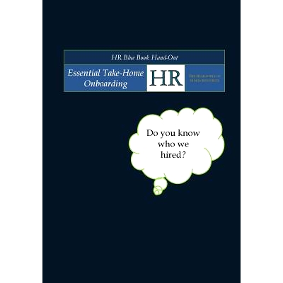 预订 HR Blue Book Hand-Out: Essential Take-Home Onboarding The Humanities of Human Resources: 9781723515217