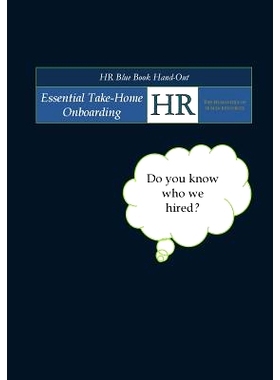 预订 HR Blue Book Hand-Out: Essential Take-Home Onboarding The Humanities of Human Resources: 9781723515217